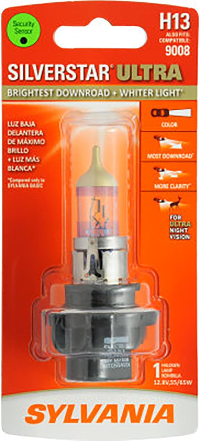 SYLVANIA H13 SilverStar Ultra High Performance Halogen Headlight Bulb