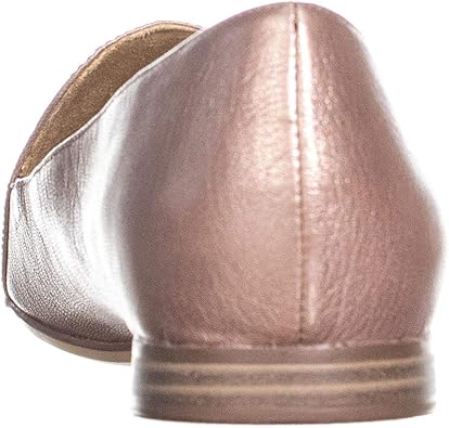 rose gold loafers womens