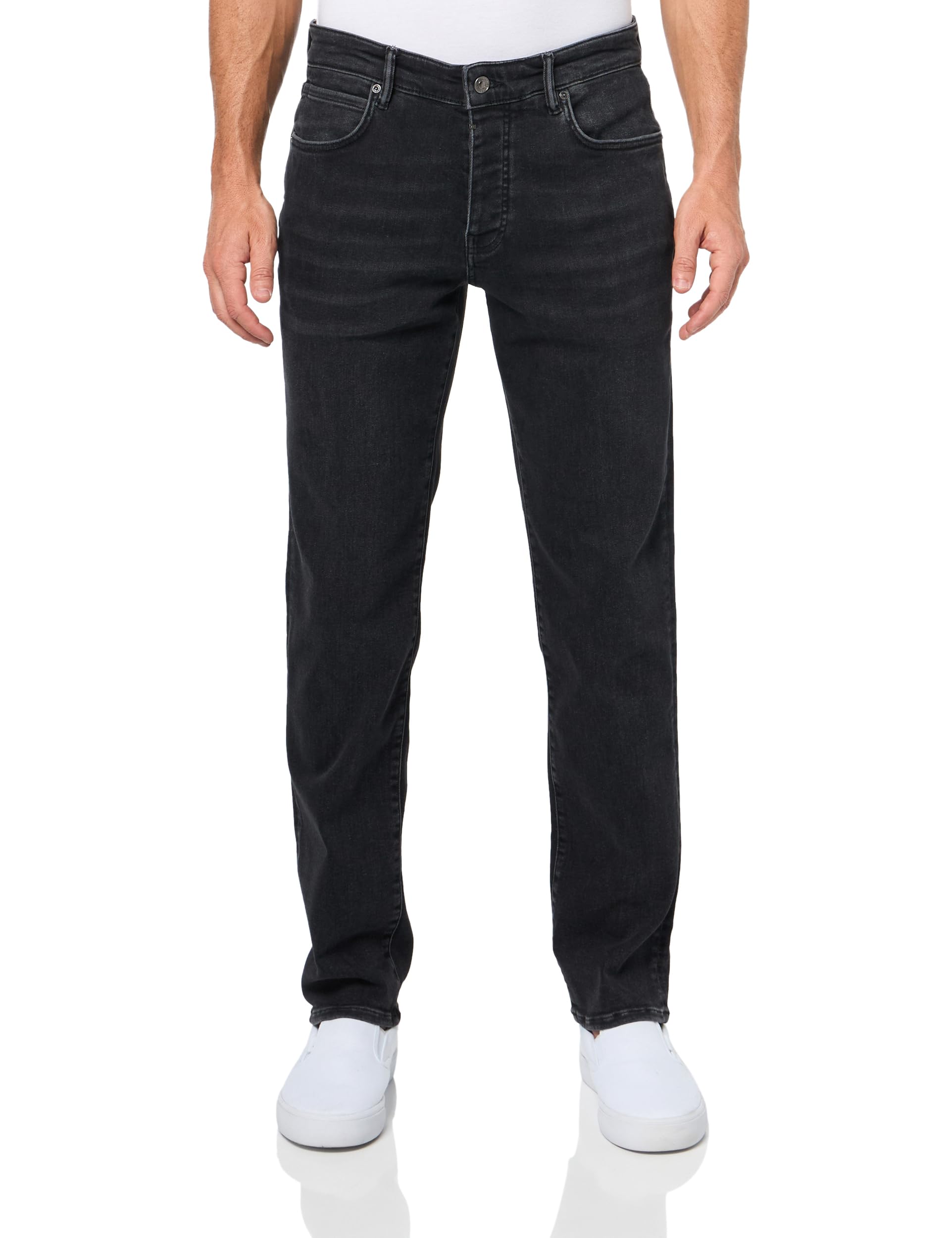 Photo 1 of AllSaints Men's Sid Skinny Fit Denim Jeans, Washed Black 32x32