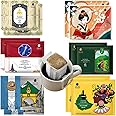 AKIRAKOKI OKLAO Coffee Single-Serve Portable Pour Over Drip Coffee - Specialty Grade - Variety - 12 Servings Per Box (Light, Medium & Med-Dark Roasts)