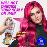 Zopper Hair Spray Multi Colour 6 x 200ml Temporary Washable Fancy Dress view 3