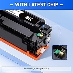 218X Toner Cartridge Set with chip 4-Pack High
