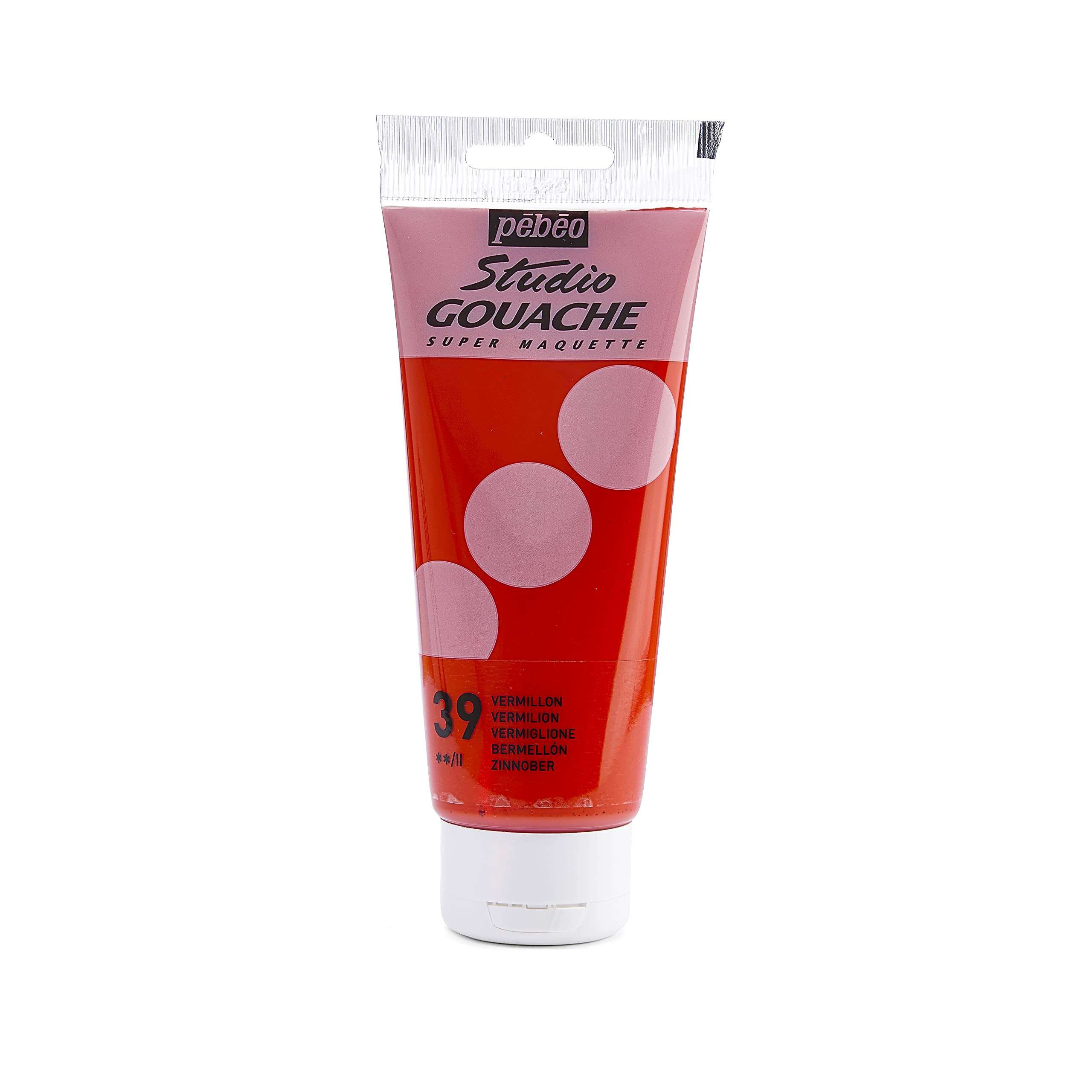 PEBEO 100 ml Studio Gouache, Vermilion