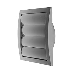 Repa Market 6 Inch Gray Dryer Vent Hood/Duct Cover