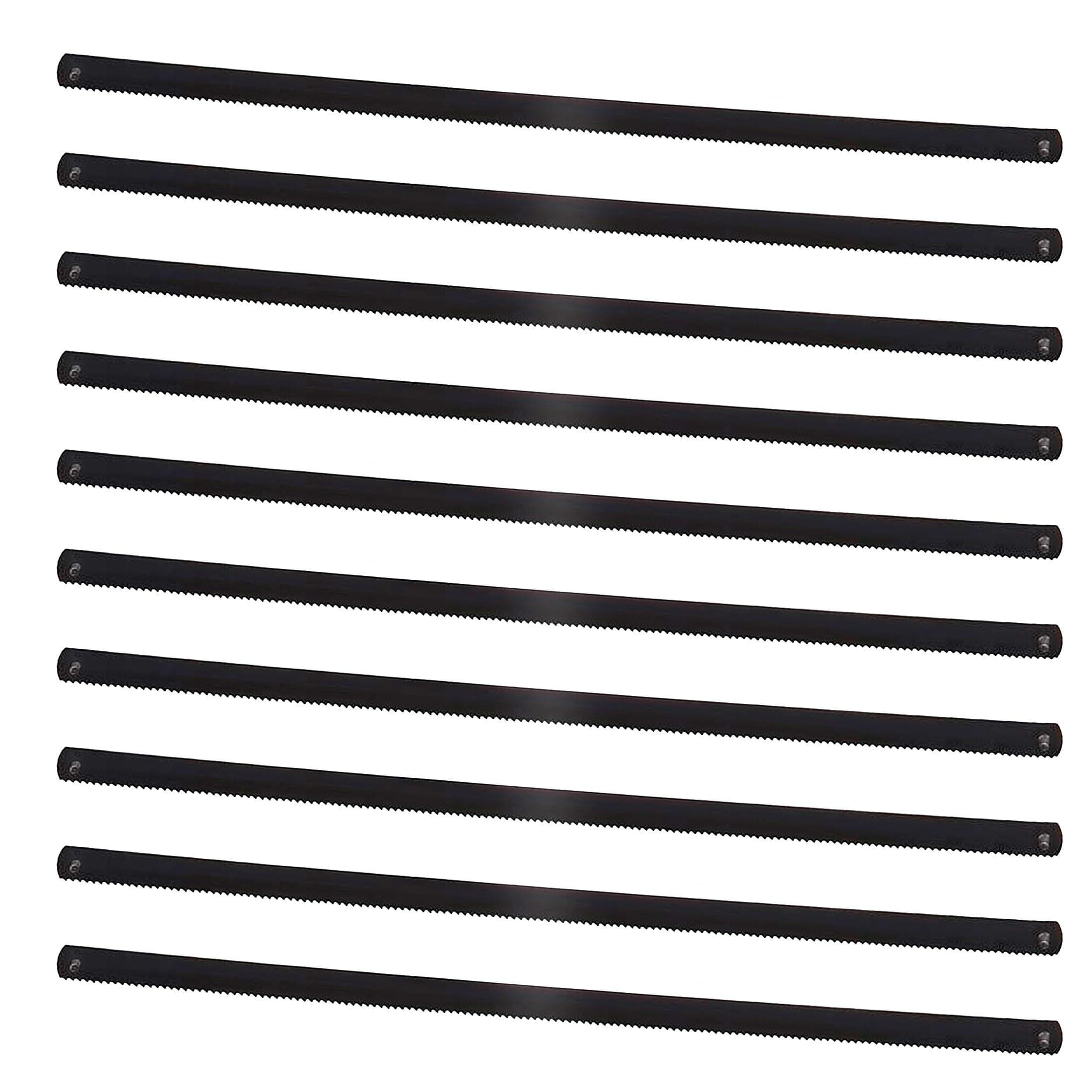 HAUTMEC 150mm (6") Professional Bi-Metal Mini Hacksaw Blades, 24TPI High Speed Steel Teeth, Small Hacksaw Replacement Blades for Wood, Plastic, PVC & Metal, 10-Pack – HT0150