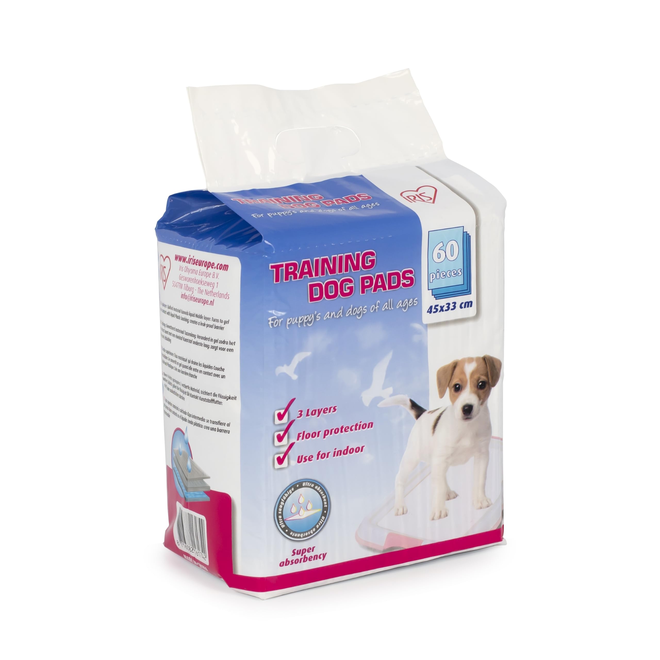 Iris Ohyama Dog Litter Pads, 60 x 45 cm