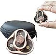 FSFHSJ Metal Fidget Slider,Triangle Rotation Metal Fidget Toys, Clover Shape EDC Adult Toys ,Fidget Toys Adults for Stress and Anxiety Relief，ADHD Fidget Toys Adults Suitable for Office (Bronze)