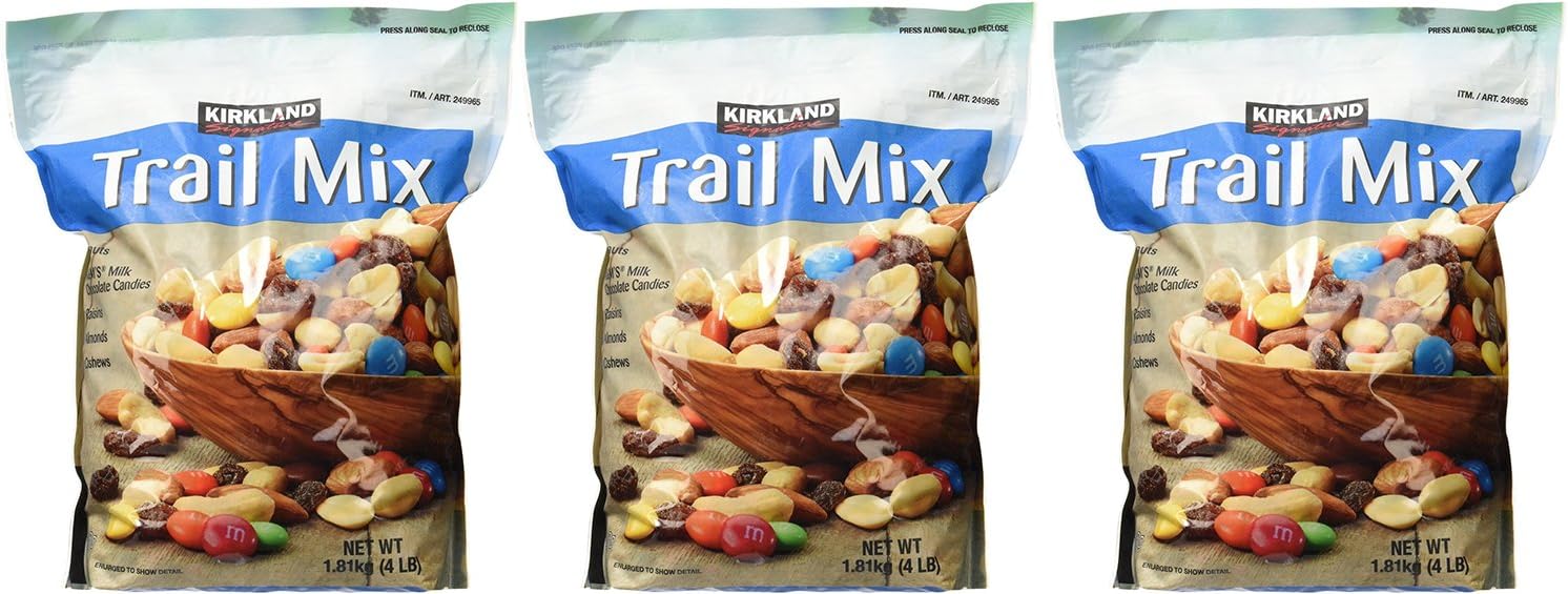 Kirkland Signature, Trail Mix, Peanuts, Raisins, SzHjV