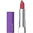 Maybelline Color Sensational Lipstick, Lip Makeup with a Cream Hydrating Lipstick Finish, Plum Perfect, 1 Count (Packaging May Vary)