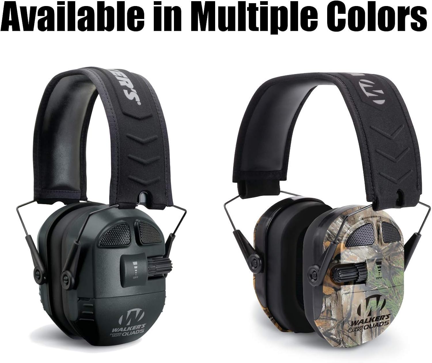 Walker's Ultimate Power Muff Quads with AFT/Electric, Black : Clothing