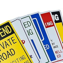dojune-2 Pack No Trespassing sign Guard Dogs On