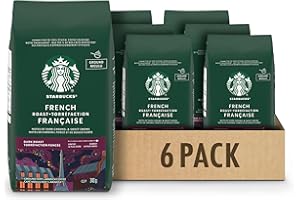 Starbucks French Roast Ground Coffee 340 Grams(pack of 6), French Dark Roast, 6 Count