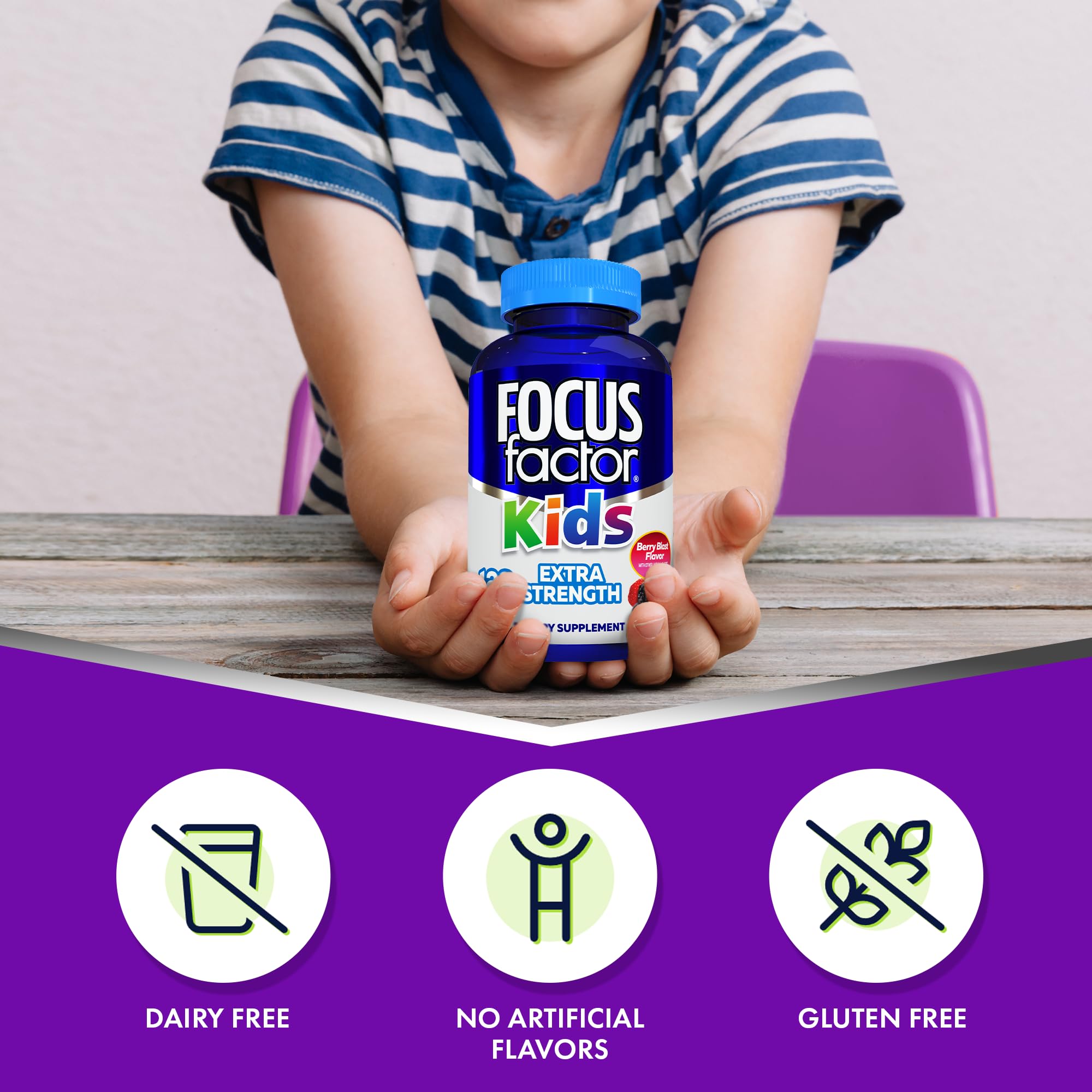 Mua Focus Factor Kids Extra Strength Daily Chewable for Brain Health ...