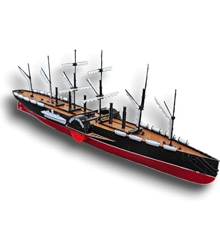 1:400 Scale British Royal Mail Steamer RMS Queen Mary Ocean Liner Paper Model Kit Handmade Toy Puzzles