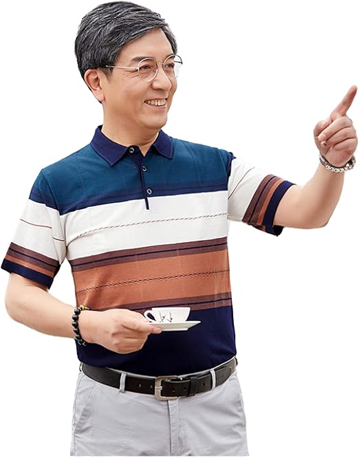 Amazon Lht ポロシャツ 半袖 メンズ ゴルフウェア 通気 夏 父 お父さんのトップ 30代 40代 50代 60代m 3xl シャツ 通販