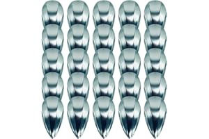 KOKOPROS Kokanee Salmon Jet Dodger Blanks 25-Pack – Copper, Silver & Gold Steel Plated Fishing Blanks – Customizable Trolling Gear for Salmon & Trout