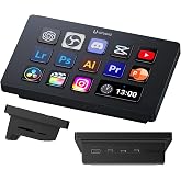 ULANZI D200H 7-in-1 Hub Deck Studio Stream Controller Shortcut Keyboard, LCD Customizable Macro Keys Programmable Keypad Soundboard to Control Apps and Software Like OBS Twitch YouTube for Mac/PC