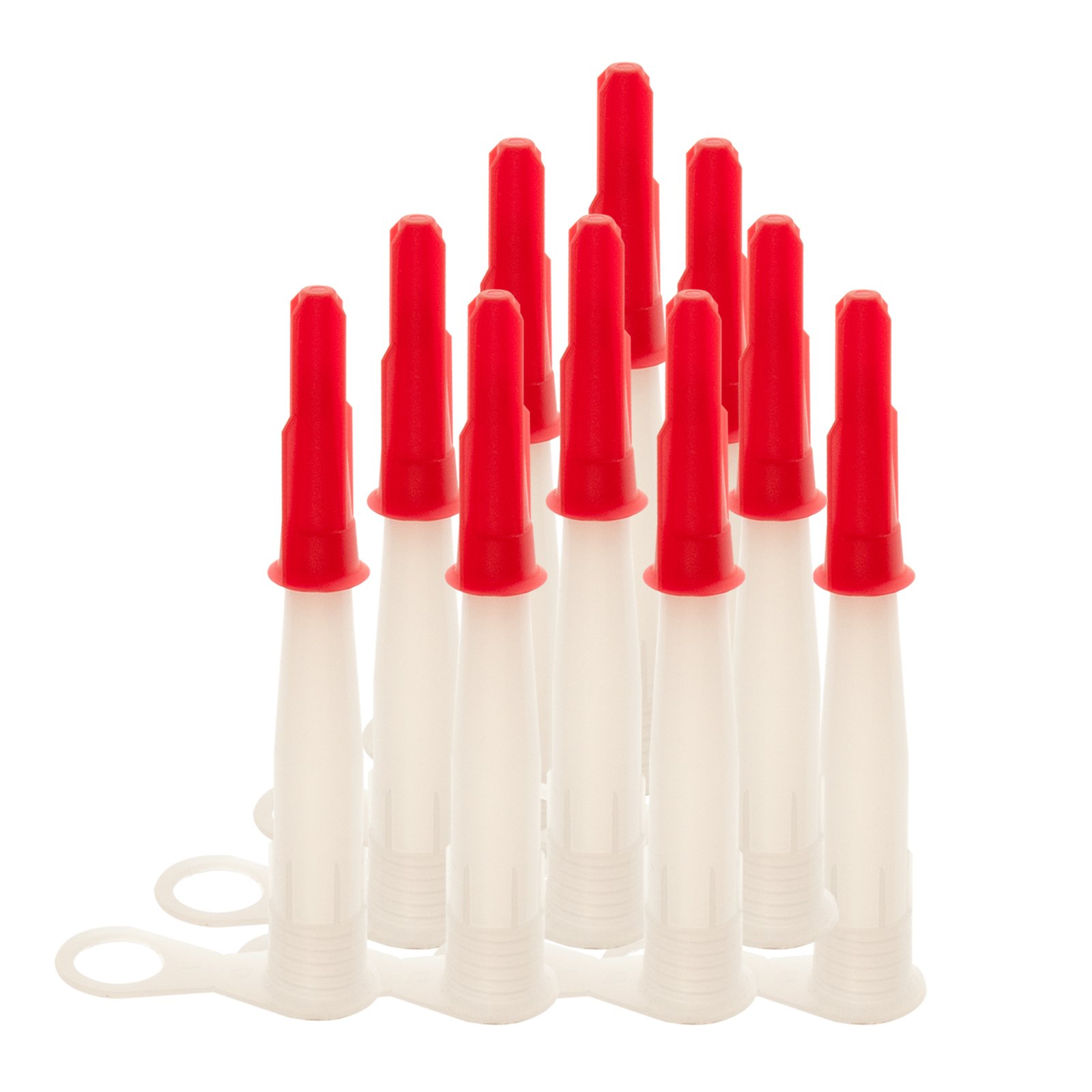 Pack of 10 Silicone Tube Nozzle Caps Resealable Mastic Cartridge