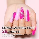 AIMEILI Gel Nail Polish Set Pink 6pcs Soak-Off UV/LED 8ml view 5