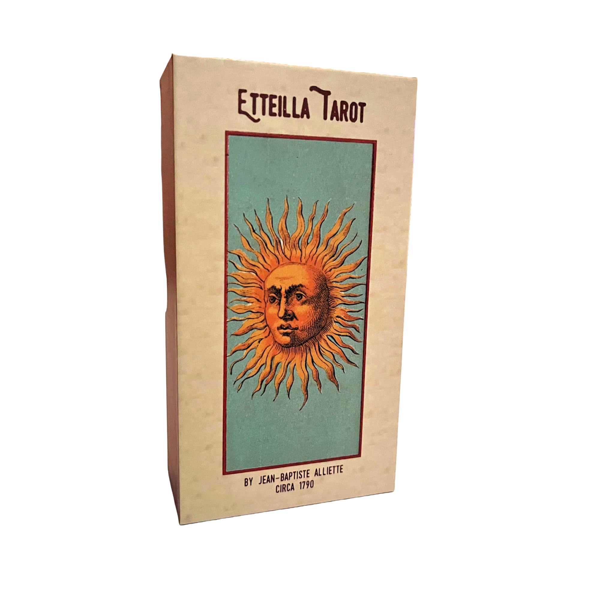 Grand Etteilla Tarot Deck Trois & Guide | Made in USA | Oversized, Tarot Egyptien | published in The 1800s, B.P. Grimaud, Facsimile