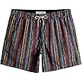 maamgic Mens Swim Trunks 5" with Mesh Lining Quick Dry Bathing Suits for Men Swim Shorts Swimwear