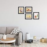 EGOFINE 9x7 Black Solid Wood Photo Frame - Table Top & Wall Mount view 5