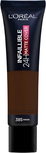 L'Oreal Paris Infallible 24H Matte Cover Foundation 385 Cocoa