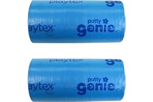 Playtex Baby Potty Genie Liner Refill Bags 2 Pack, Blue