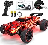 Tecnock 1:18 Scale Remote Control Car 2WD USB-C Charging 2.4GHz LED