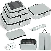 Packing Cubes for Travel |8 Set Mint |Durable Luggage Organizer 4 Size(Extra Large, Large, Medium, Small),Comprehensive Cubes for Toiletry,Underwear, Shoe,Travel Essentials,Efficient Women Gifts