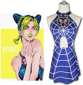 Amazon Co Jp 女性のジョジョの奇妙な冒険ジョリンクジョーアニメコスプレコスチュームコルセットドレスハロウィーンの装飾パーティーは制服を実行します スポーツ アウトドア
