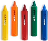 Munchkin Bath Crayons Set of 5 Colourful Mess-Free Bath Toys