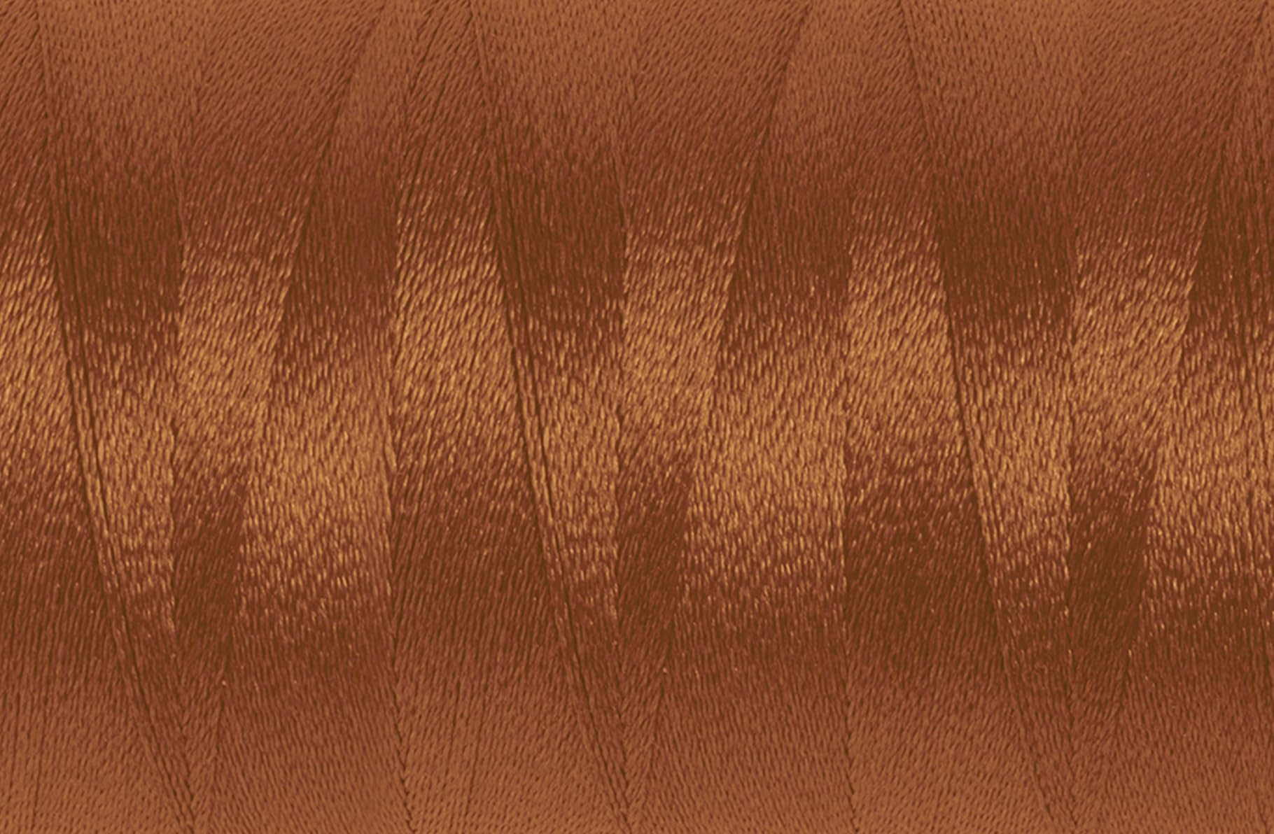 705798-5527-1 Gutermann Super Brite Polyester 40 Machine Embroidery Thread x 1000 mtr Reel, Rust