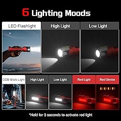 Anhay Rechargeable Work Light, 1200 Lumens LED Work