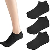 Sunm Boutique No Show Socks Womens Low Cut & Non Slip, Invisible Liner Casual & Formal Socks, Flat Boat Line 3 Pairs