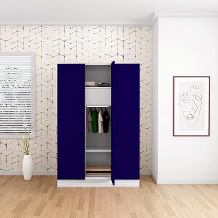 Godrej Interio Slimline 3 Door Steel Almirah With Locker And