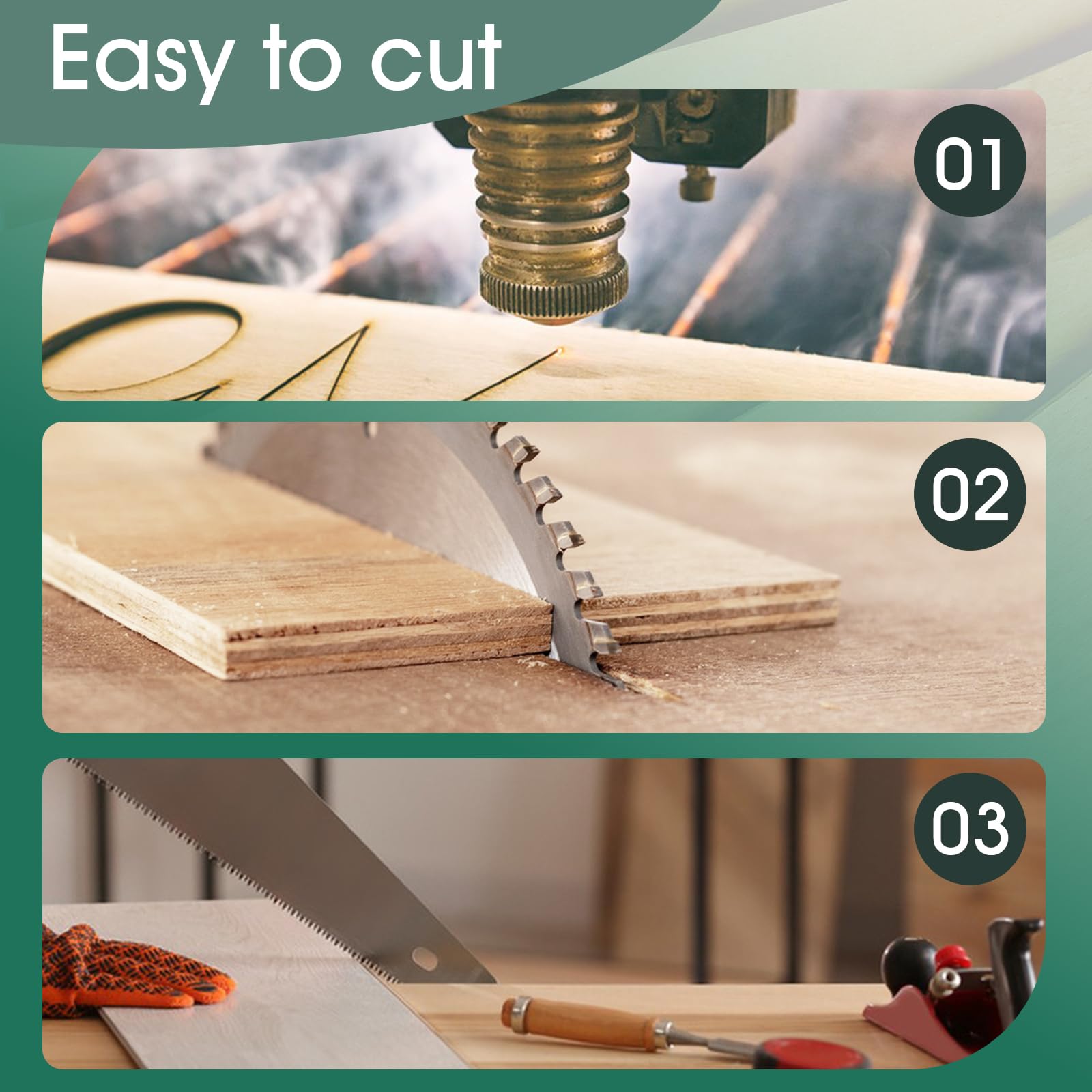 10 Pack Basswood Sheets for Crafts 1/8x12x12 Inch 3mm Basswood for Laser Cutting, Drawing,Wood Burning, Architectural Models.Plywood Sheets Unfinished Squares Wood Boards for DIY Gifts.