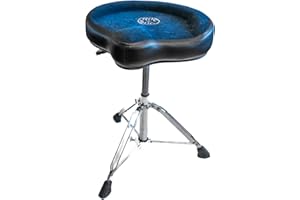 ROC-N-SOC Nitro Gas Drum Throne with Original Saddle, Blue