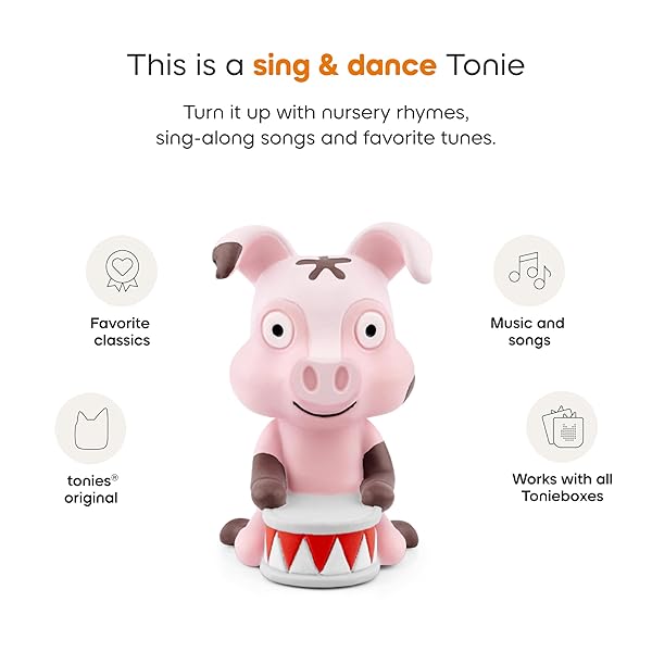 TONIES FAVORITE CHILDREN’S SONGS: ANIMAL SONGS AUDIO TOY FIGURINE