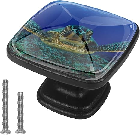 Perillas de vestuario Tortuga bajo el agua Perillas de pecho Perillas y