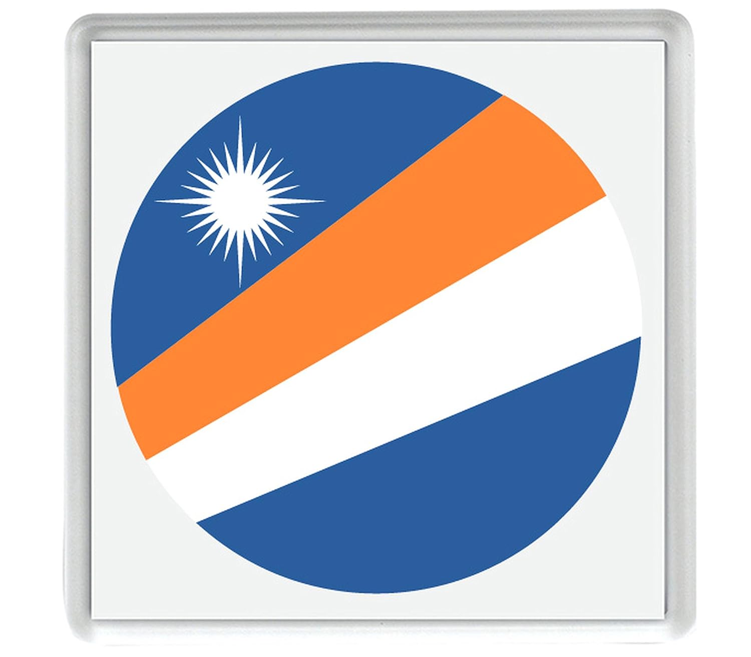 IamEngland Bandera de Islas Marshall Emoji 58mm x 58mm Nevera imán ...