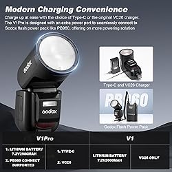 Godox V1 PRO S Flash for Sony Camera with External