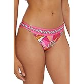 Trina Turk Women's Standard Meilani Hipster Bikini Bottom, Floral Print, Cheeky Coverage, Swimwear Separates