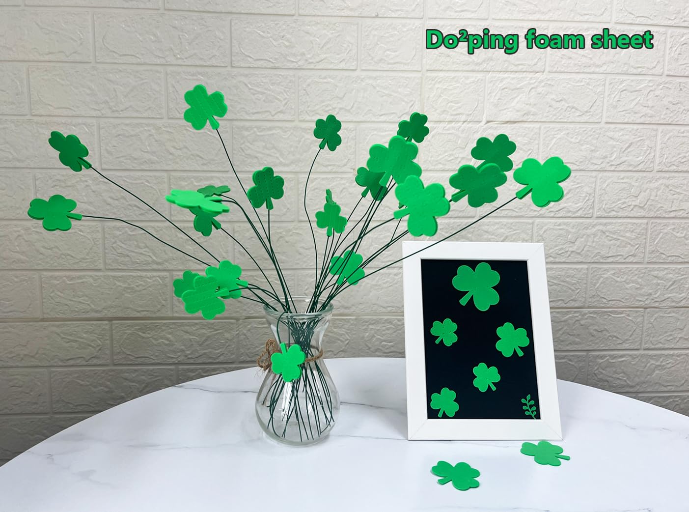 Do²ping Dark Green Foam Sheets Crafts, 8.5x5.5 Inch Eva Craft Foam Paper for Crafts Project Classroom Scrapbook DIY Cosplay (Dark Green-10 Sheets)