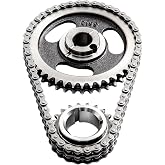 ECCPP Timing Chain Kit fits for Ford for F-150, 1984 1996 for Ford Bronco 5.0L 5.8L C-163 S612, w/Timing Chains Crank Sprocket
