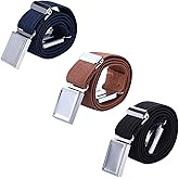 AWAYTR 3 PCS Kids Adjustable Magnetic Belts - Easy to Use Magnetic Buckle Belt for Boys and Girls