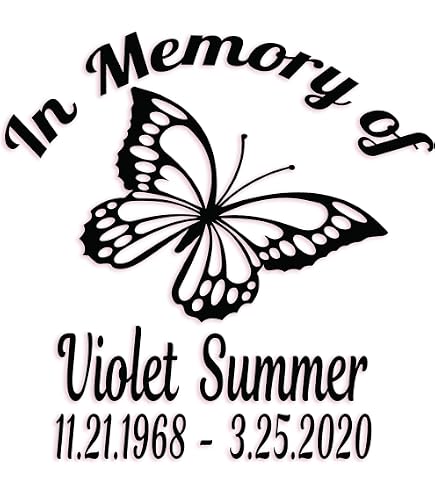 Custom Vinyl Car Decal Custom Memorial Car Sticker Decal - RIP In ...