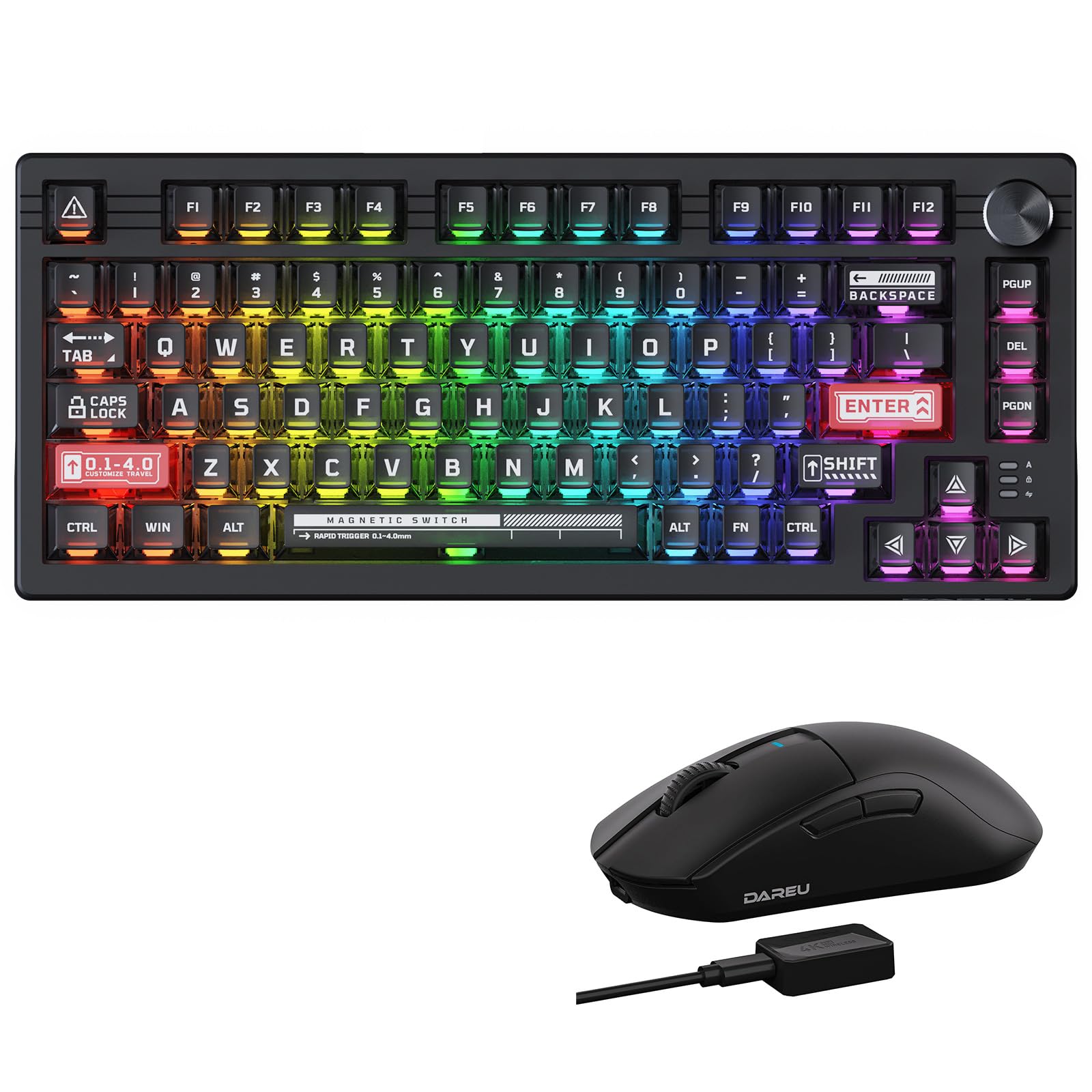 DAREU A950pro 4K Wireless Gaming Mouse with 4000Hz Report Rate