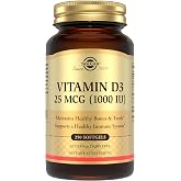 Solgar Vitamin D3 (Cholecalciferol) 25 MCG (1000 IU), 250 Servings | Helps Maintain Healthy Bones &amp; Teeth, Immune System Support, Gluten Free, Dairy Free - 250 Softgels
