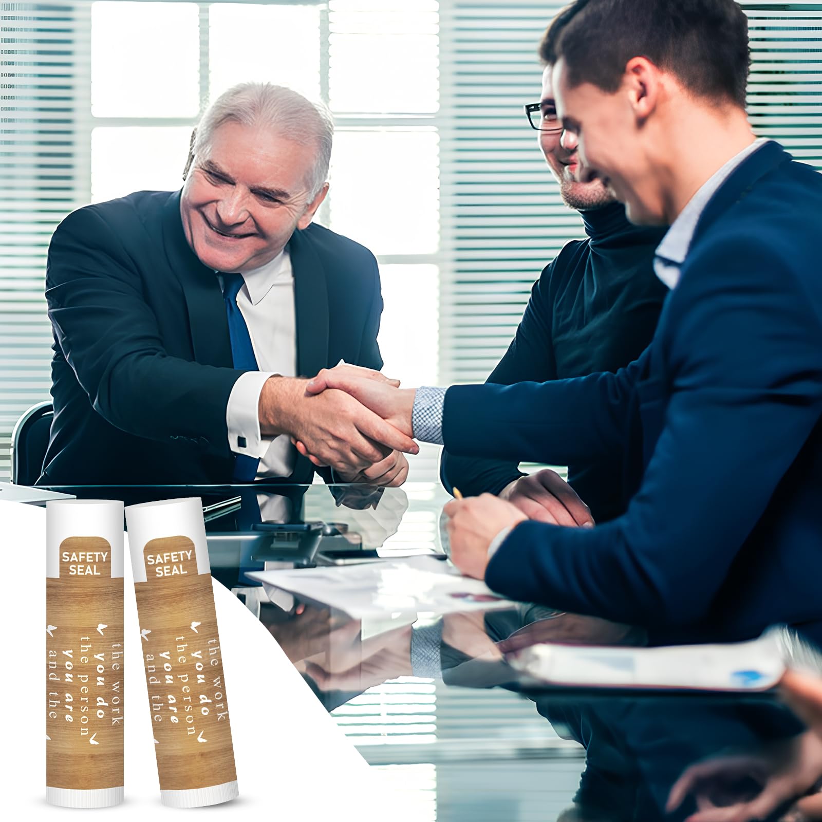 DMSKY Appreciation Gifts 60 Pcs Lip Balm Bulk, Staff Appreciation Gifts Bulk Thank You Gifts Bulk for Coworkers Teacher Worker Employee Leaving Farewell Gifts